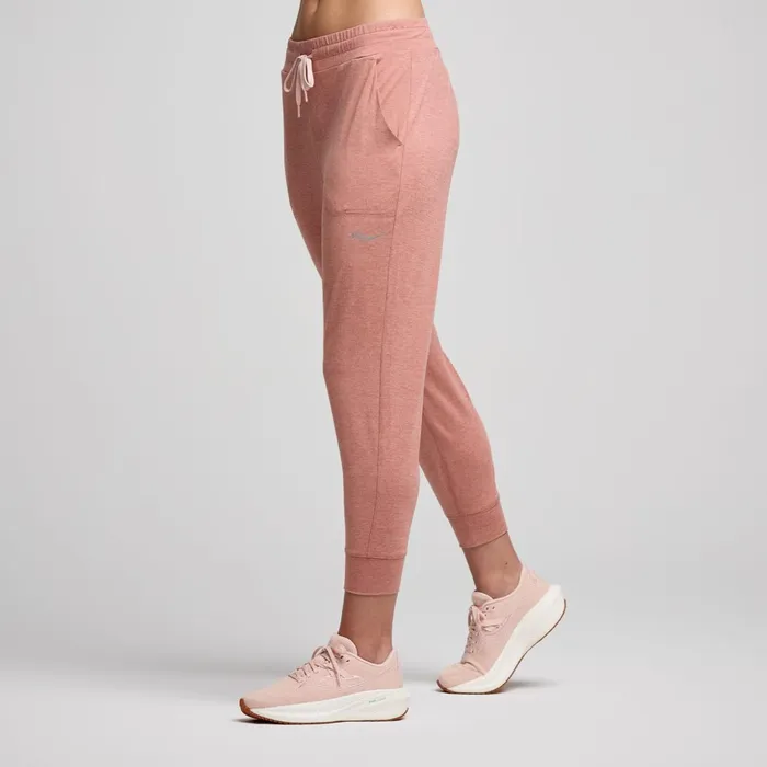 Women Triumph Pant Lotus Heather Saucony Bottoms