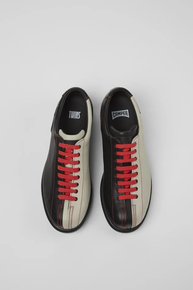 Women Twins Multicolored Leather Shoes Camper Casual Shoes Women Twins Multicolored Leather Shoes Camper Casual Shoes