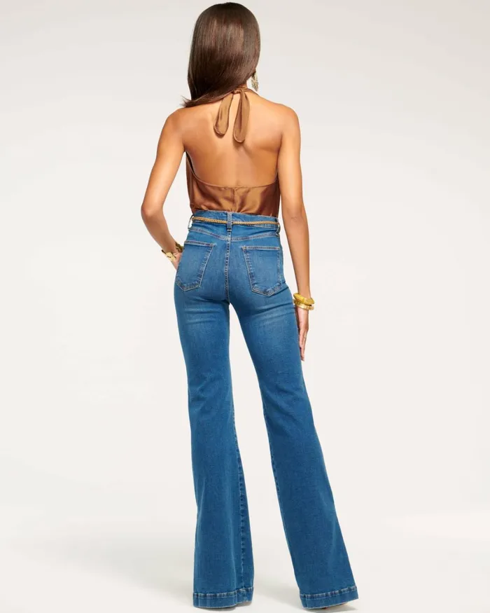 Women Tyra High Waisted Flare Jean Light Wash Ramy Brook Denim Women Tyra High Waisted Flare Jean Light Wash Ramy Brook Denim