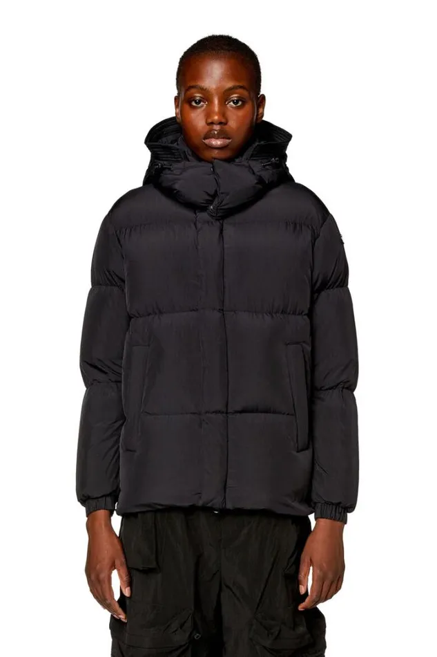 Women WRolfysFl Black Diesel Outerwear And Jackets