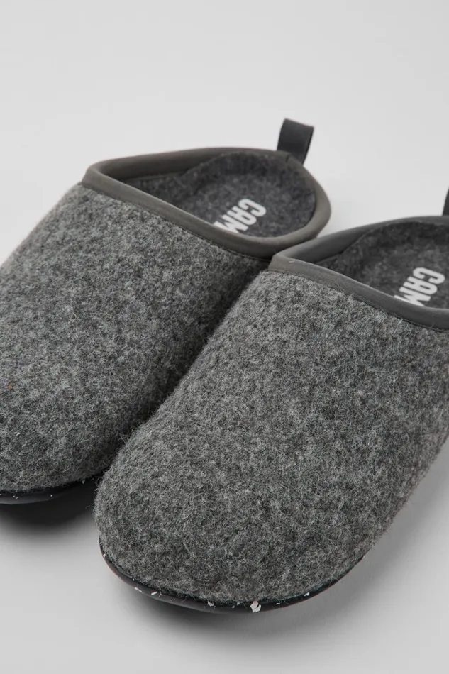 Women Wabi Gray Slippers Camper Non Leather Shoes