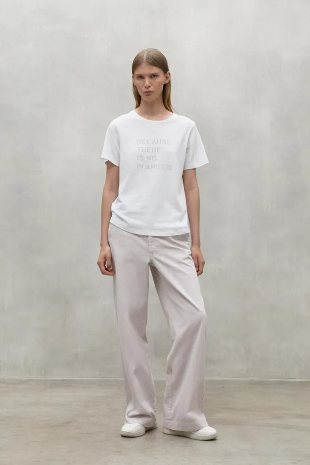 Women White Ambel TShirt Ecoalf TShirts