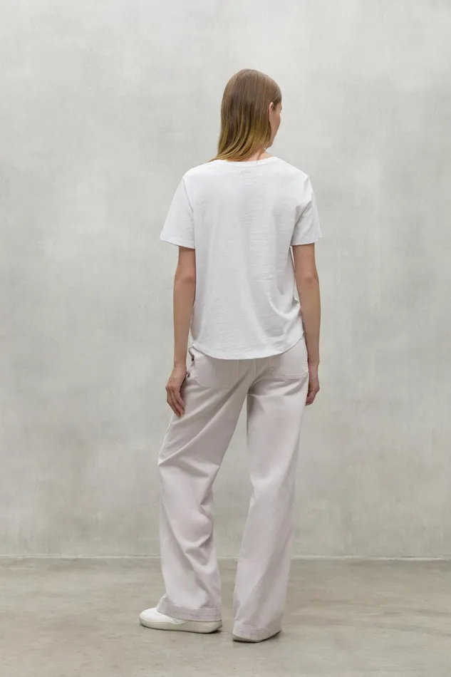 Women White Ambel TShirt Ecoalf TShirts