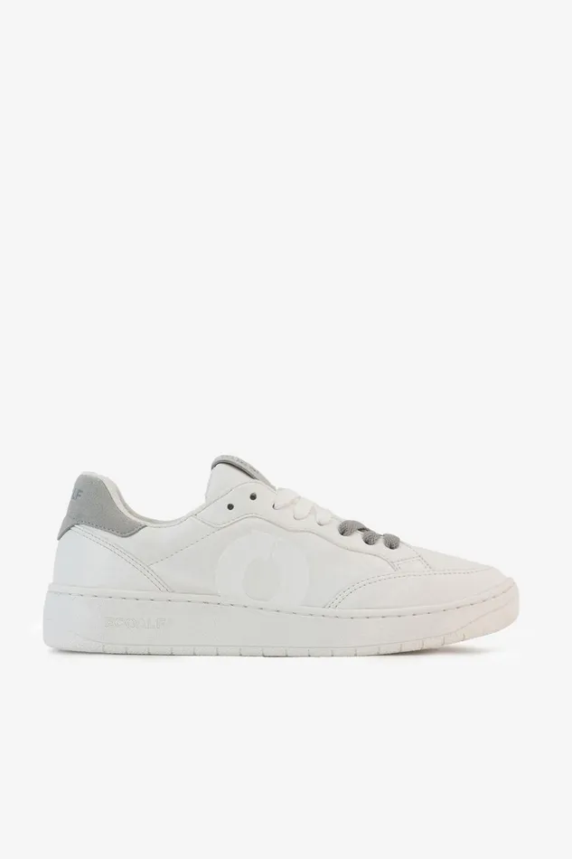 Women White Deia Vegan Leather Trainers Ecoalf Sneakers