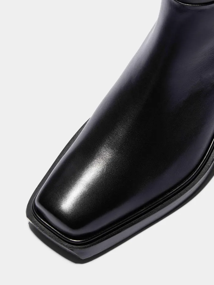 Women Wita Leather Biker OverKnee Boots Aeyde KneeHigh Boots