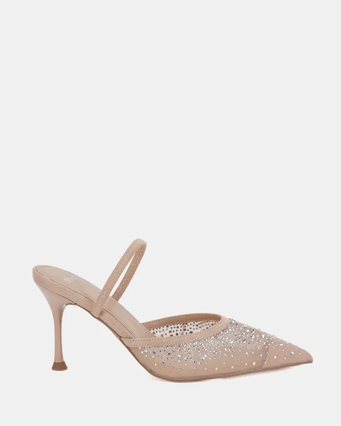 Women ZEETHER NUDE MESH Pumps Party NOVO Shoes
