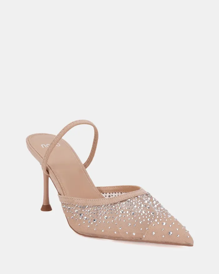 Women ZEETHER NUDE MESH Pumps Party NOVO Shoes