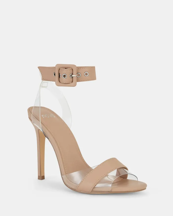 YESHA Sand Open Toe Heels Women Party NOVO Shoes