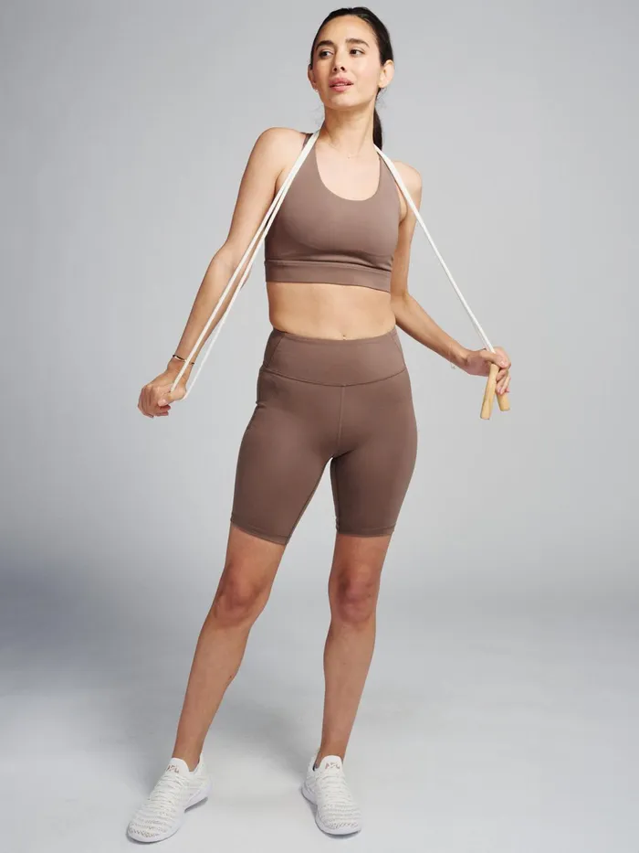 Yoga Studio Women Tasc Performance Sculptive Pocket Bike Short 8in
