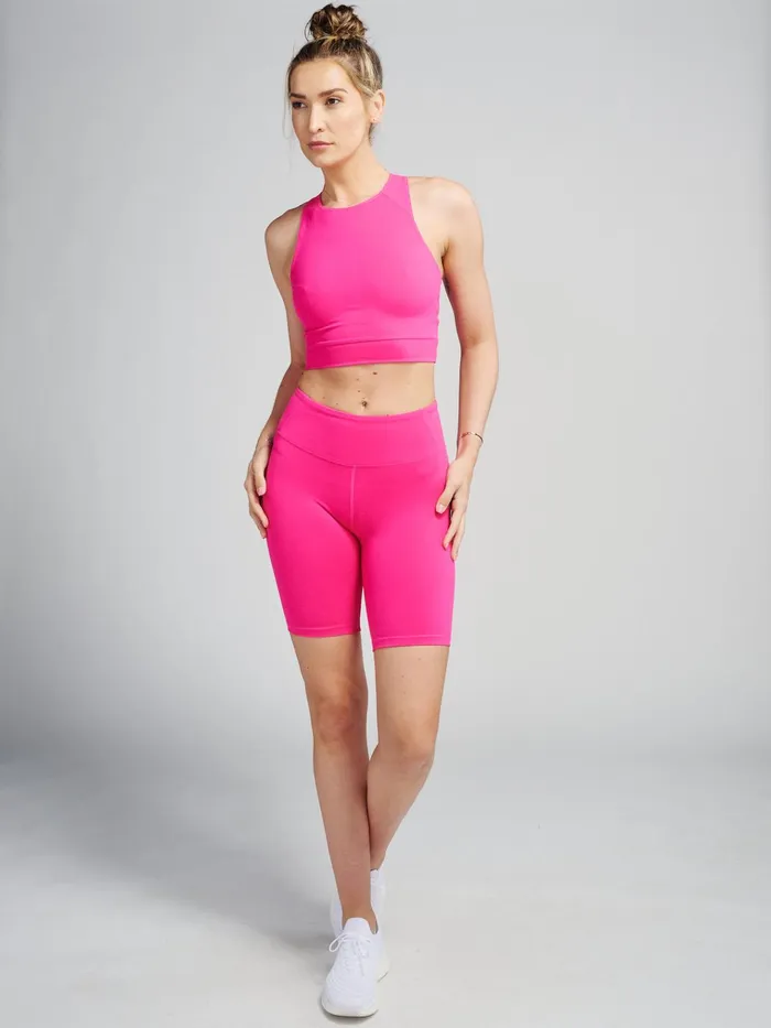Yoga Studio Women Tasc Performance Sculptive Pocket Bike Short 8in