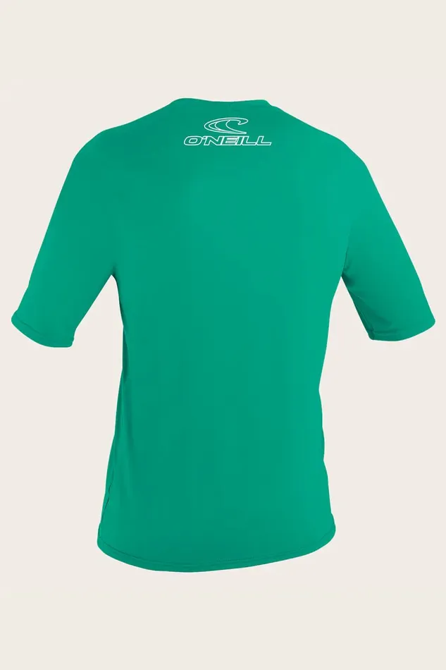 YOUTH BASIC SKINS 50 SS SUN SHIRT Seaglass Kids O039NEILL Youth Wetsuits