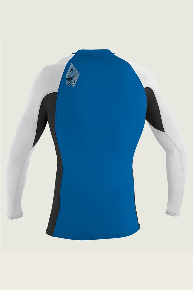 YOUTH PREMIUM SKINS LS RASH GUARD Oceanblkwht Kids O039NEILL Youth Wetsuits