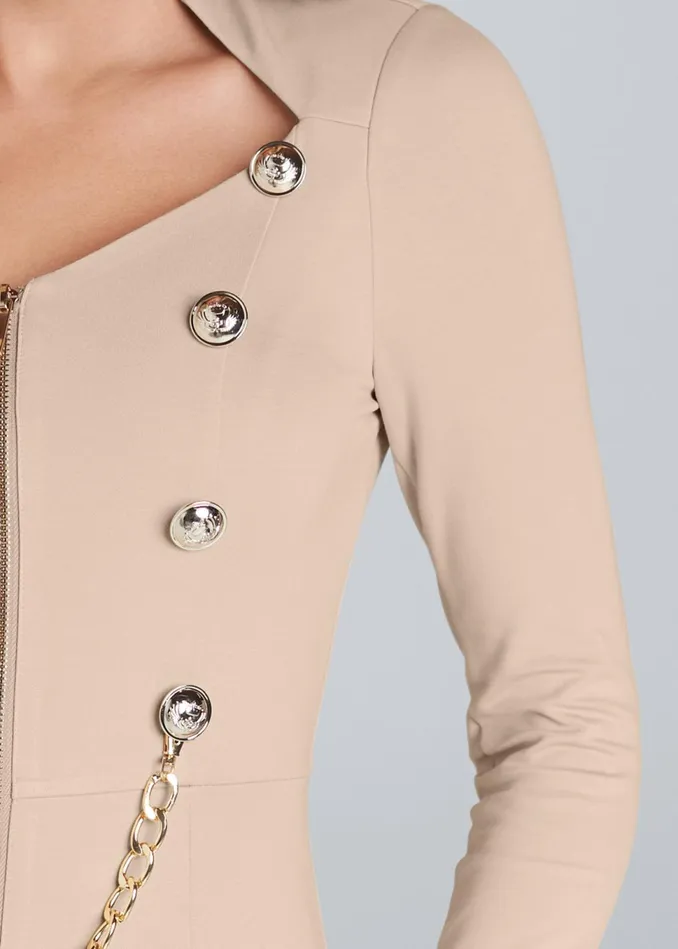 ZIP UP MIDI DRESS Moonlight Women VENUS Midi Dresses